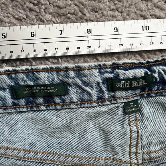 Wild Fable Men's Blue and Black Jeans - Picture 4 of 7